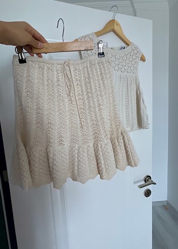 Zara Ajur Kumaşlı İkili Takım - Görsel 7