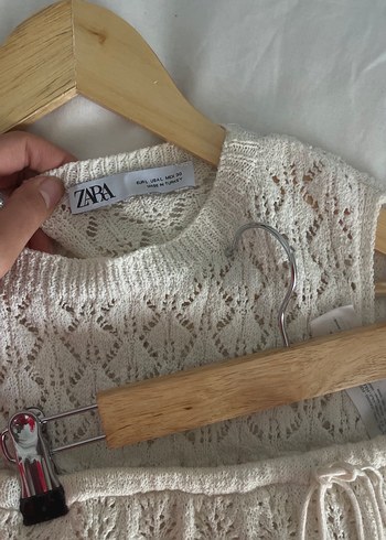 Zara Ajur Kumaşlı İkili Takım - Görsel 9