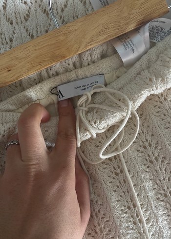 Zara Ajur Kumaşlı İkili Takım - Görsel 10