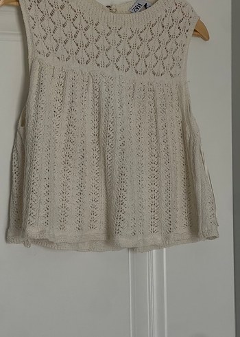 Zara Ajur Kumaşlı İkili Takım - Görsel 4