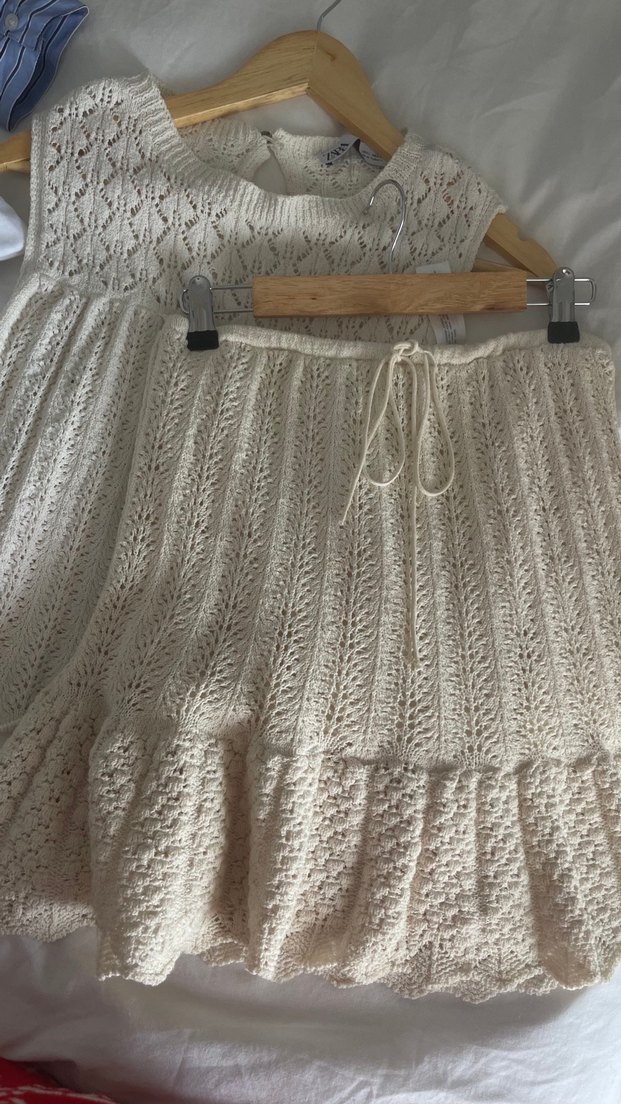 Zara Ajur Kumaşlı İkili Takım - Görsel 5