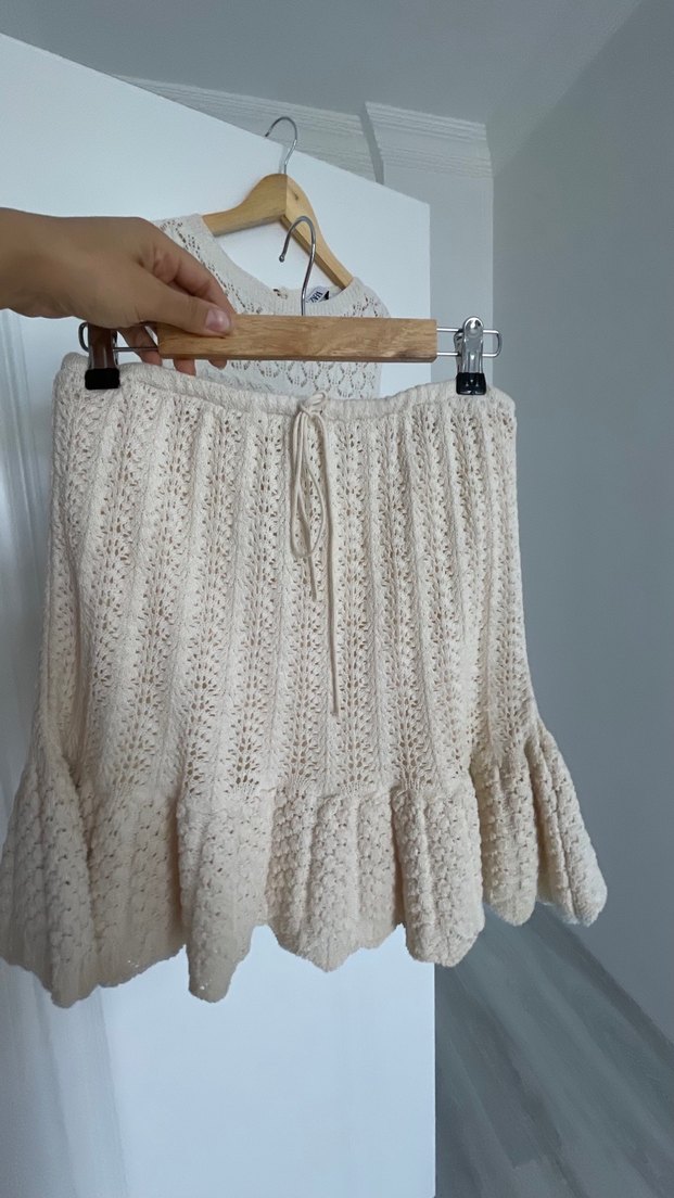 Zara Ajur Kumaşlı İkili Takım - Görsel 2