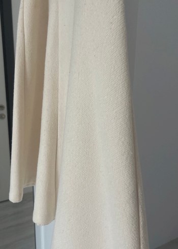 Krem V Yaka Kadın Süveter ve Etek - Görsel 4