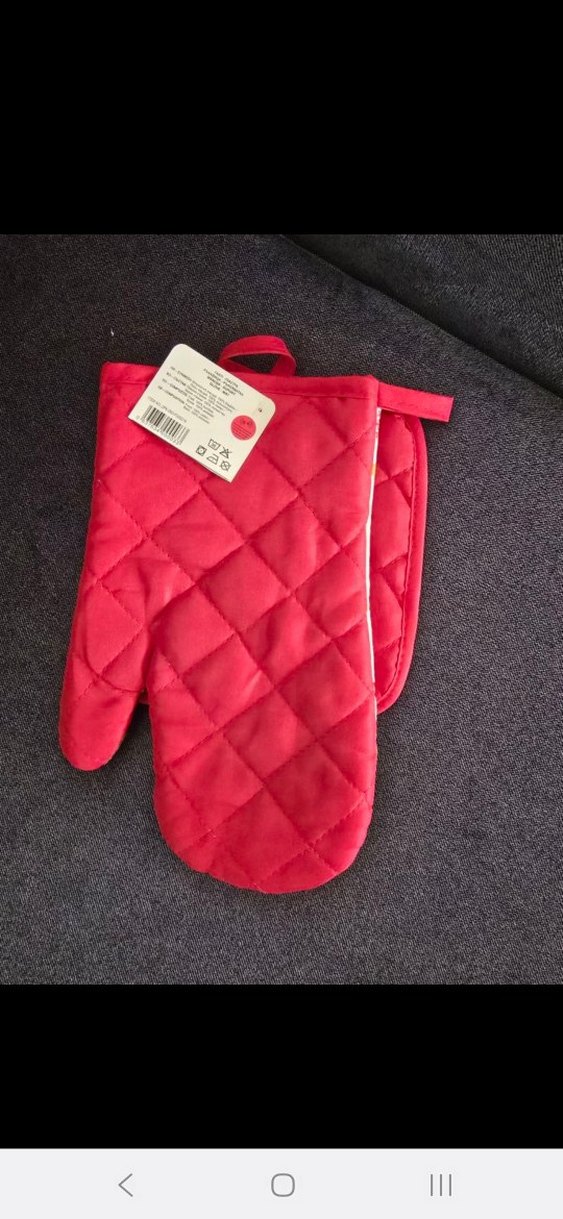 yurt dışından Renkli Yılbaşı Fırın Eldiveni - Görsel 3