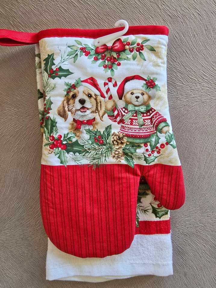 yurt dışından Fırın Eldiveni ve kurulama bezi - Görsel 5