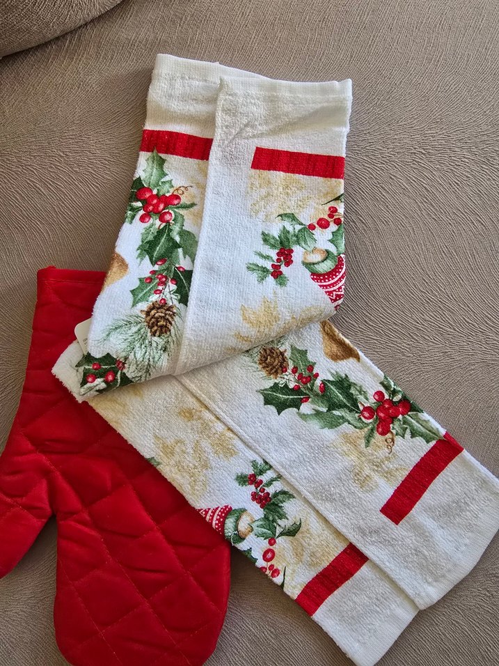 yurt dışından Fırın Eldiveni ve kurulama bezi - Görsel 4