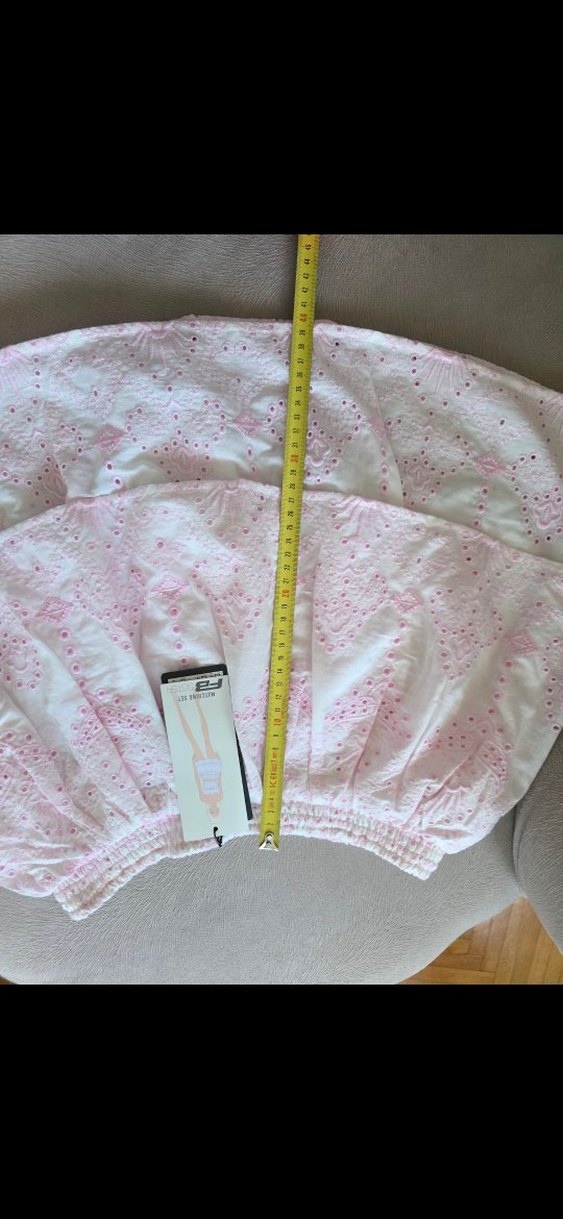 yurt dısından Newyorker Pembe Nakışlı  Mini Etek - Görsel 4