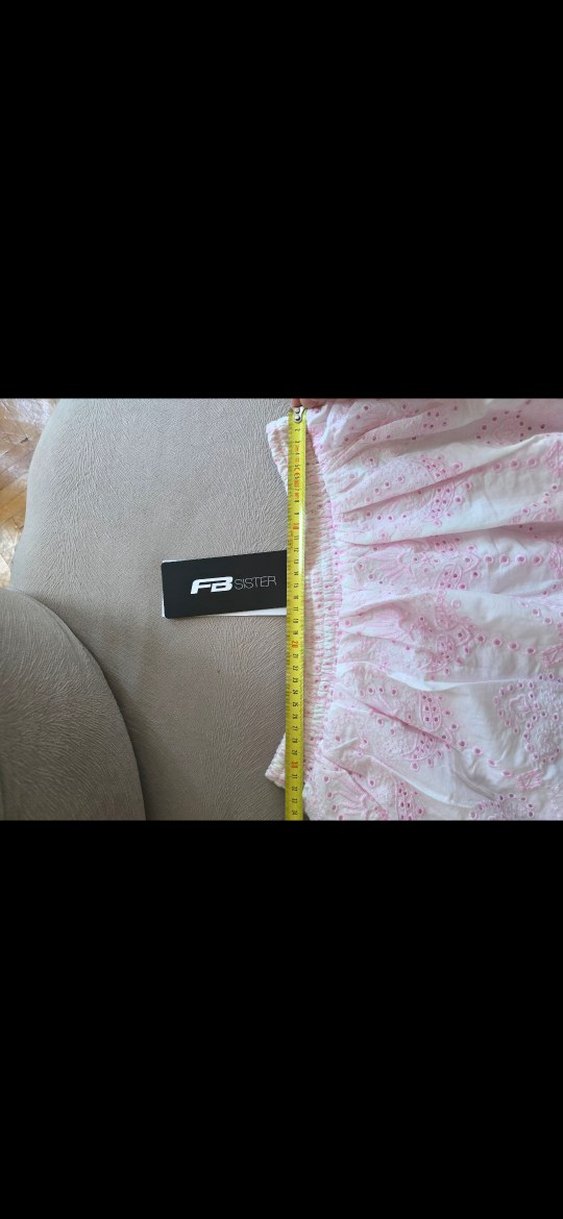 yurt dısından Newyorker Pembe Nakışlı  Mini Etek - Görsel 3