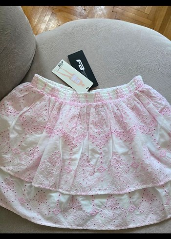 yurtdısından Newyorker fisto Nakışlı Fırfırlı Etek - Görsel 2