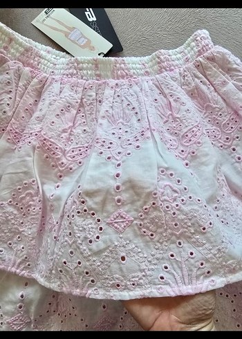 yurtdısından Newyorker fisto Nakışlı Fırfırlı Etek - Görsel 3