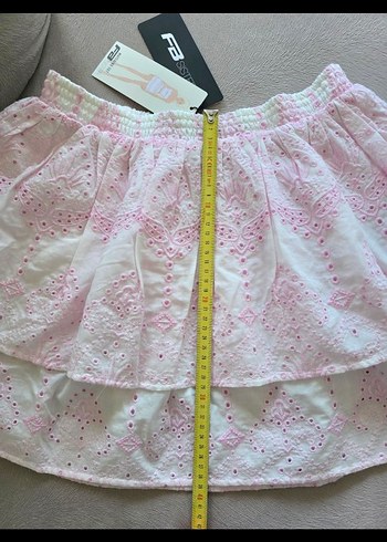 yurtdısından Newyorker fisto Nakışlı Fırfırlı Etek - Görsel 4