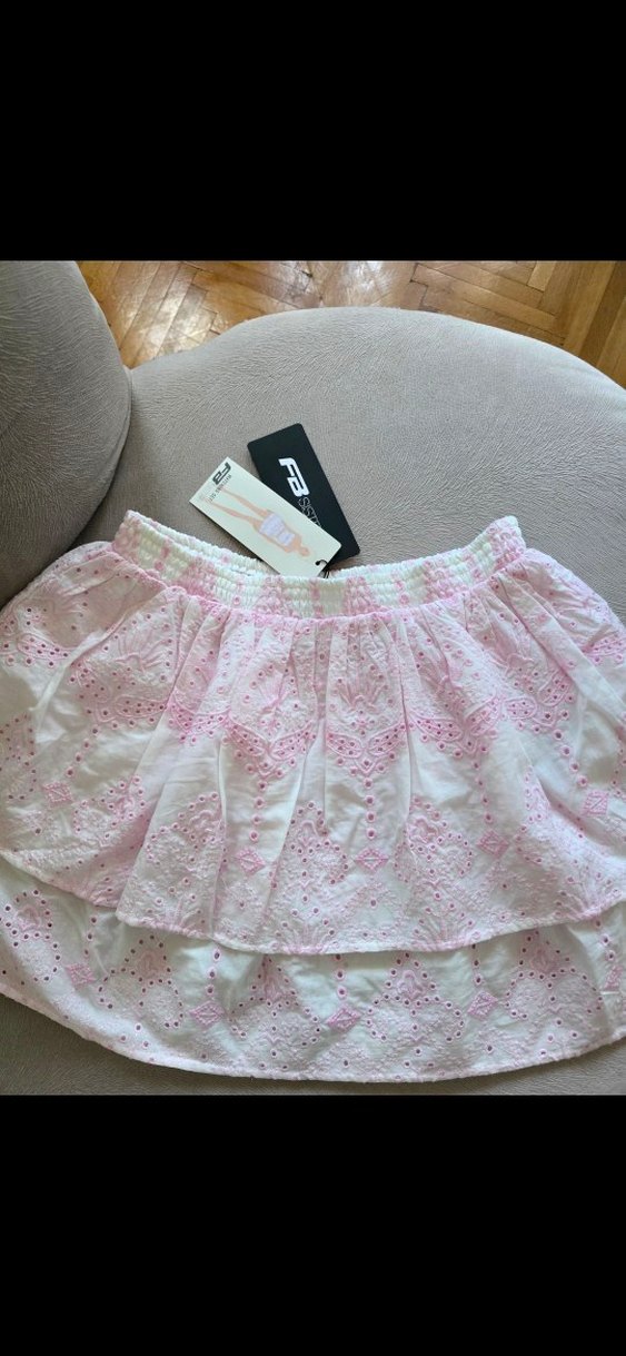 yurtdısından Newyorker fisto Nakışlı Fırfırlı Etek - Görsel 2