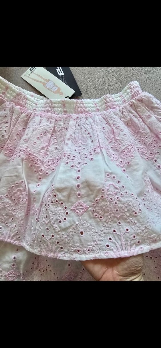 yurtdısından Newyorker fisto Nakışlı Fırfırlı Etek - Görsel 3