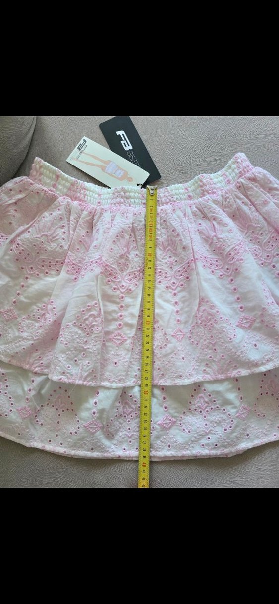 yurtdısından Newyorker fisto Nakışlı Fırfırlı Etek - Görsel 4