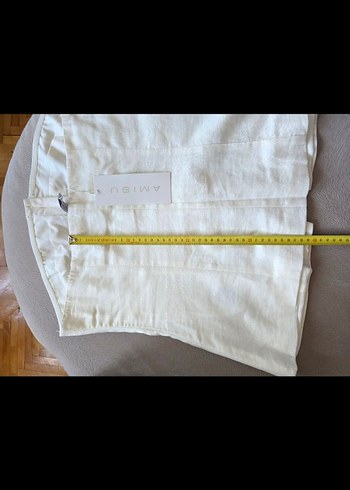 yurtdısından Newyorker Beyaz Ketenli Straplez Büstiyer - Görsel 5