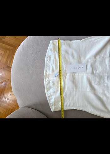 yurtdısından Newyorker Beyaz Ketenli Straplez Büstiyer - Görsel 4