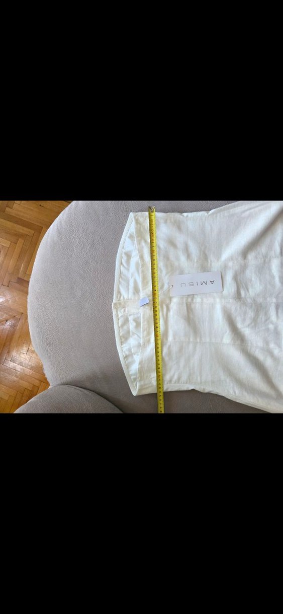 yurtdısından Newyorker Beyaz Ketenli Straplez Büstiyer - Görsel 4