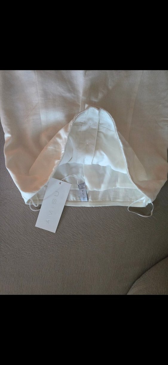 yurt dışından Newyorker Beyaz  Straplez bluz - Görsel 2