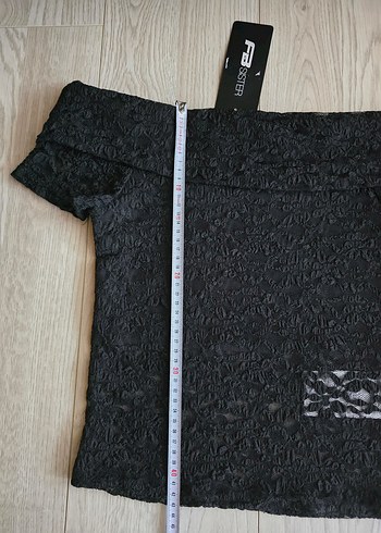 yurtdısından Newyorker Siyah Dantel Detaylı Bluz - Görsel 4