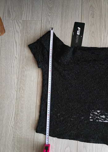 yurtdısından Newyorker Siyah Dantel Detaylı Bluz - Görsel 3