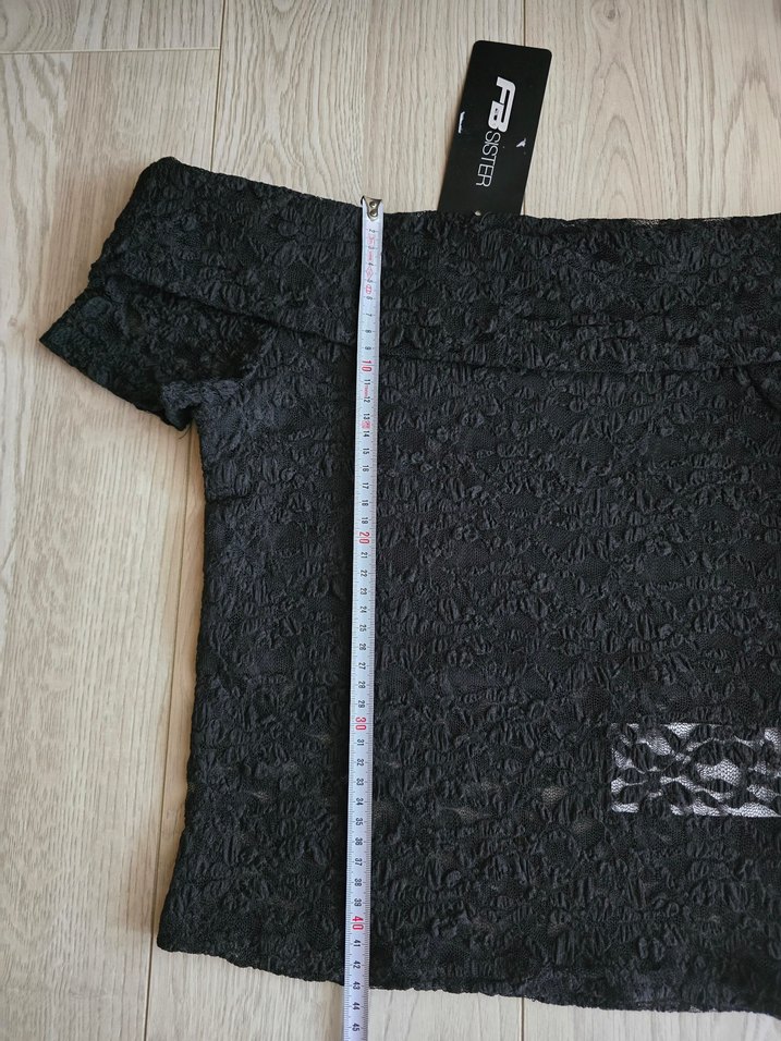 yurtdısından Newyorker Siyah Dantel Detaylı Bluz - Görsel 4