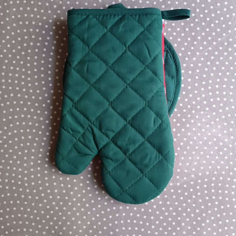 Yurt disindan Karpuz Desenli Fırın Eldiveni ve Tutamaci - Görsel 4