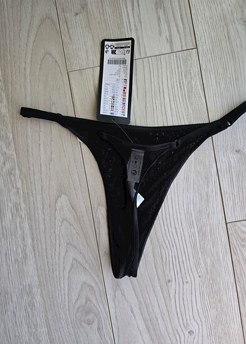 m Beden Newyorker yurt dışından Siyah Tanga string külot