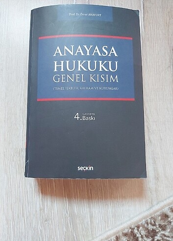 Ömer Anayurt anayasa hukuku genel kısım