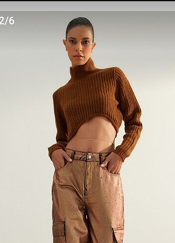 Crop Triko Kazak