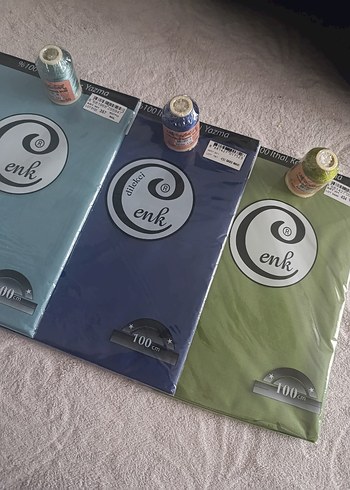 cenk düz renk oyalık yazma - Görsel 2