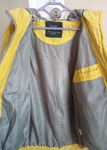 Sarı erkek şişme mont - Görsel 2