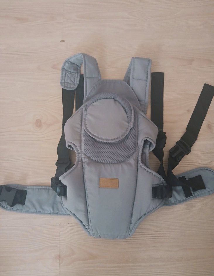 Gri Bebek Taşıyıcı Kanguru - Görsel 4