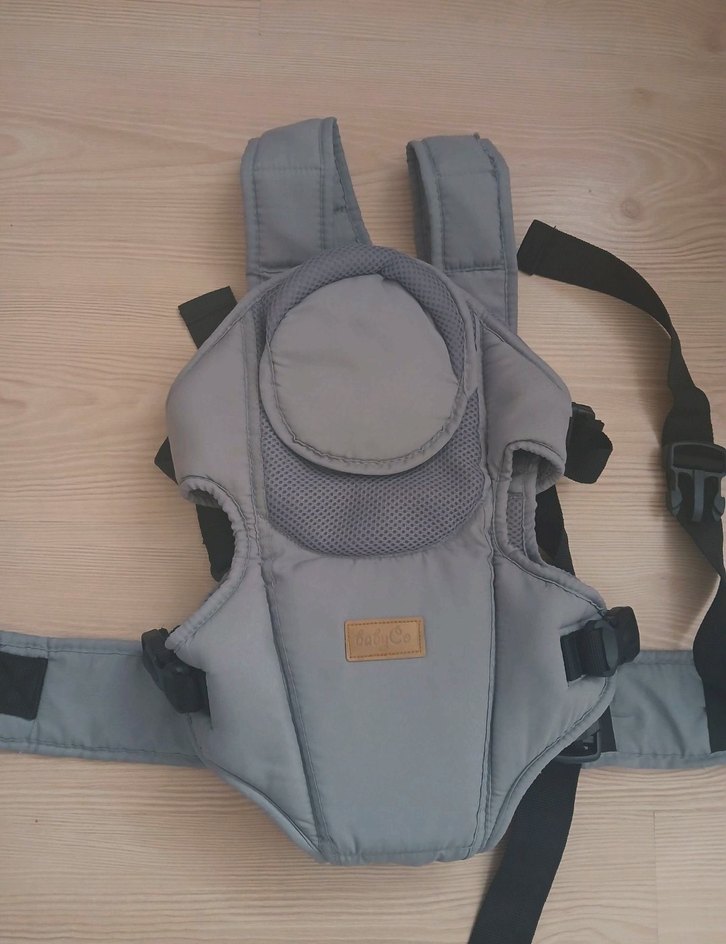 Gri Bebek Taşıyıcı Kanguru - Görsel 2