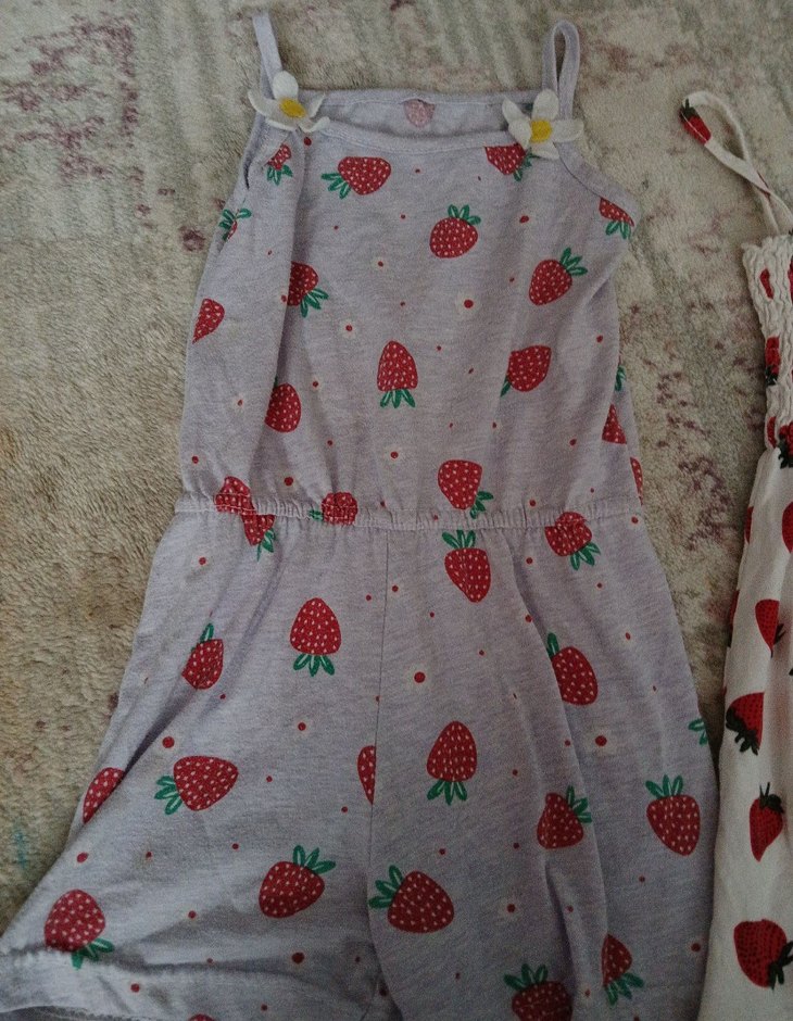 Kız Çocuk 3 lü elbise seti - Görsel 3