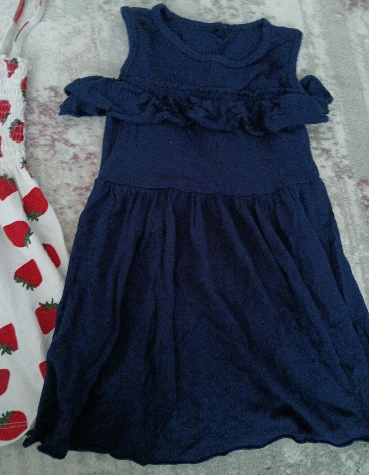 Kız Çocuk 3 lü elbise seti - Görsel 4