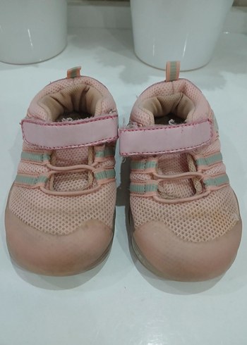 Pembe Fileli Işıklı Taban Çocuk Spor Ayakkabısı (Sneaker) - Görsel 4