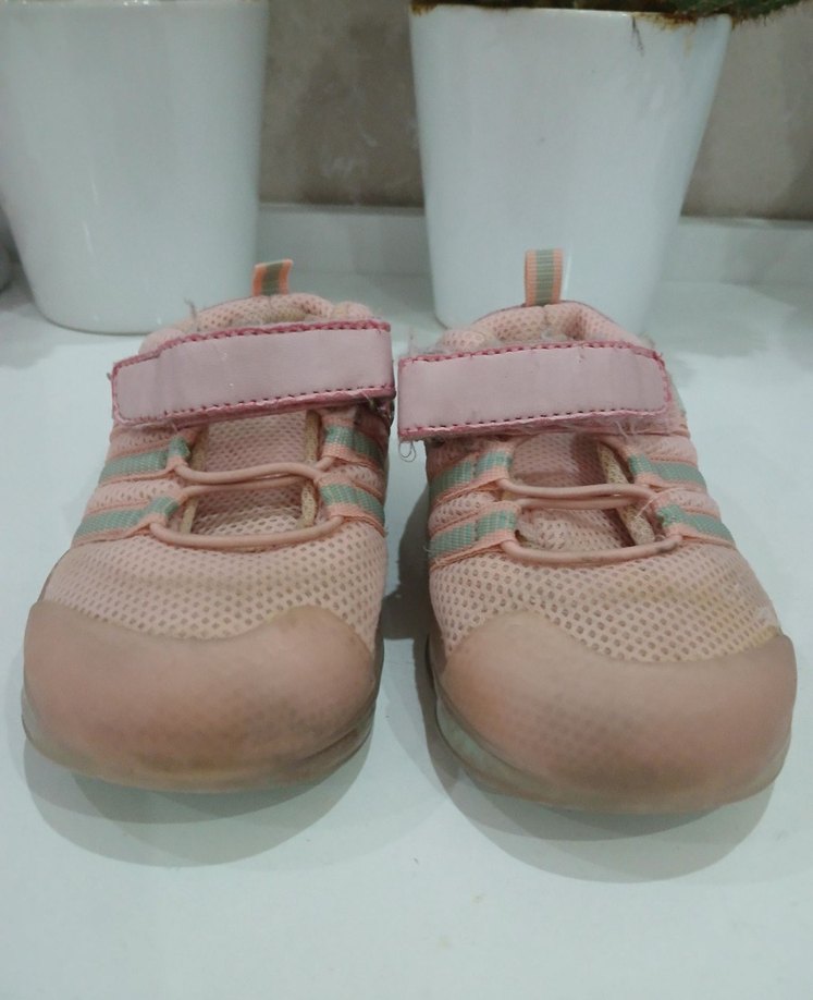 Pembe Fileli Işıklı Taban Çocuk Spor Ayakkabısı (Sneaker) - Görsel 5