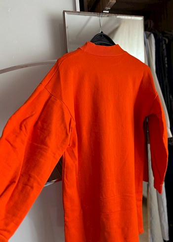 Trendyol & Milla Turuncu Baskılı Kadın Sweatshirt