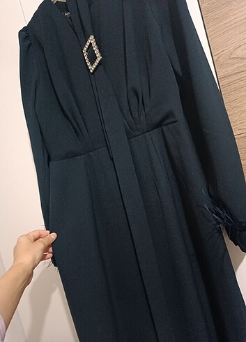 Kumaş abiye elbise - Görsel 5