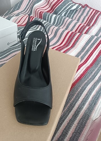 Siyah kalın topuk - Görsel 3