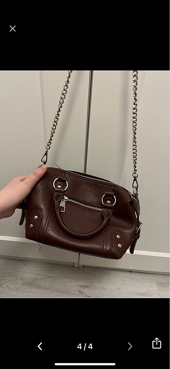 Stradivarius Stradivarius bordo çanta