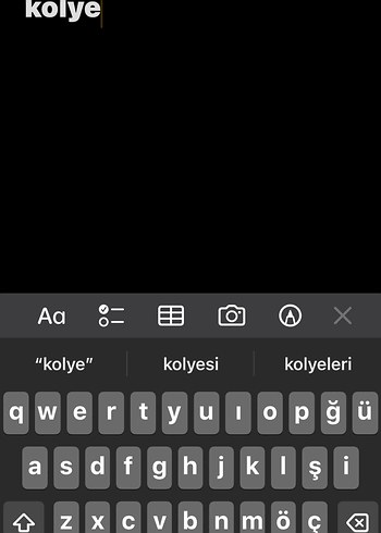 Siyah Q Klavye
