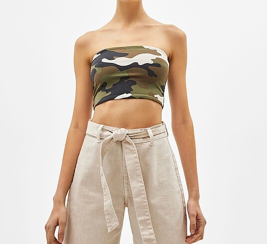 S beden bershka straplez üst
