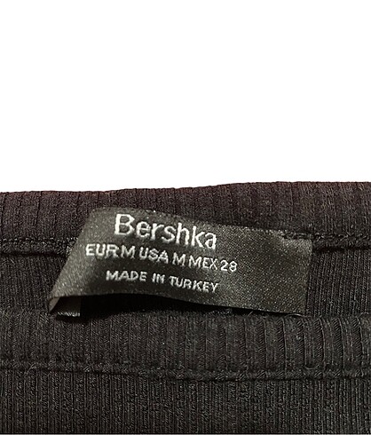 m Beden siyah Renk Bershka elbise