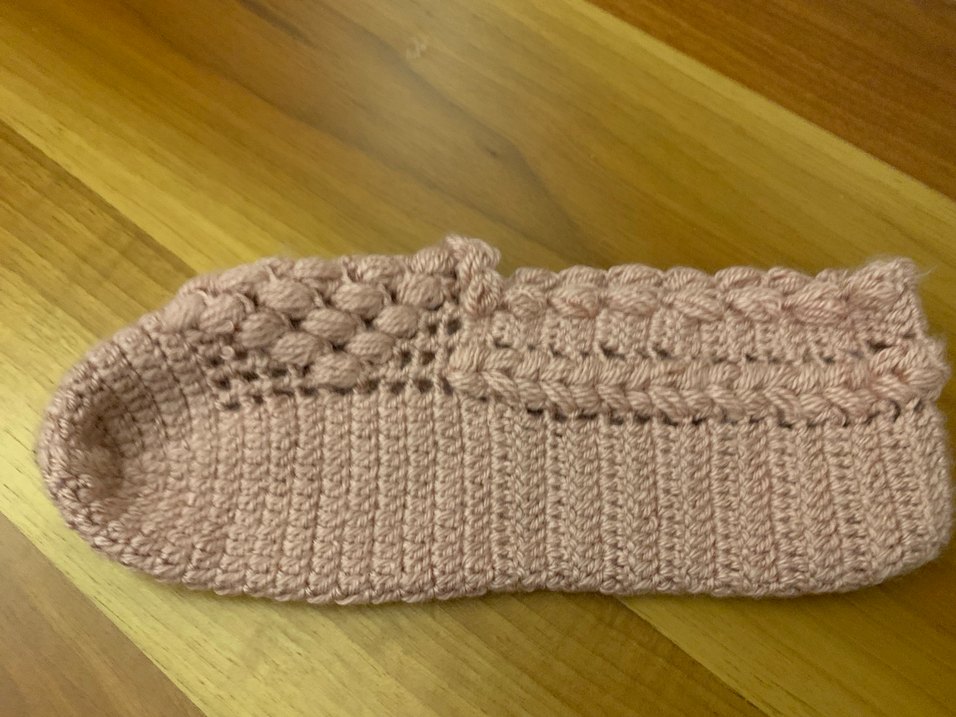 Kadın örgü patik - Görsel 2