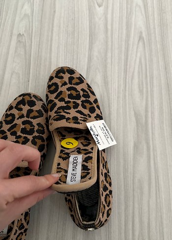 Leopar Desenli Kadın  Babet - Görsel 5