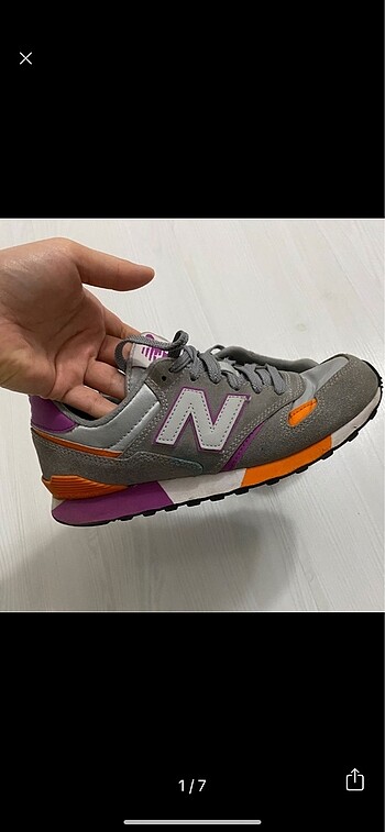 New Balance orjinaldir gri renkli spor ayakkabı