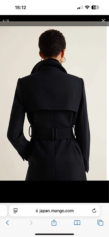 Mango lacivert kaban - Görsel 5