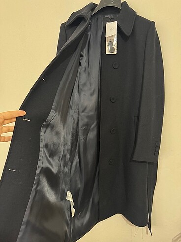 Mango lacivert kaban - Görsel 7