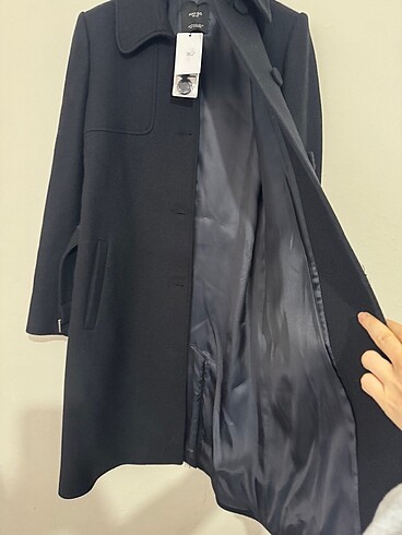 Mango lacivert kaban - Görsel 8